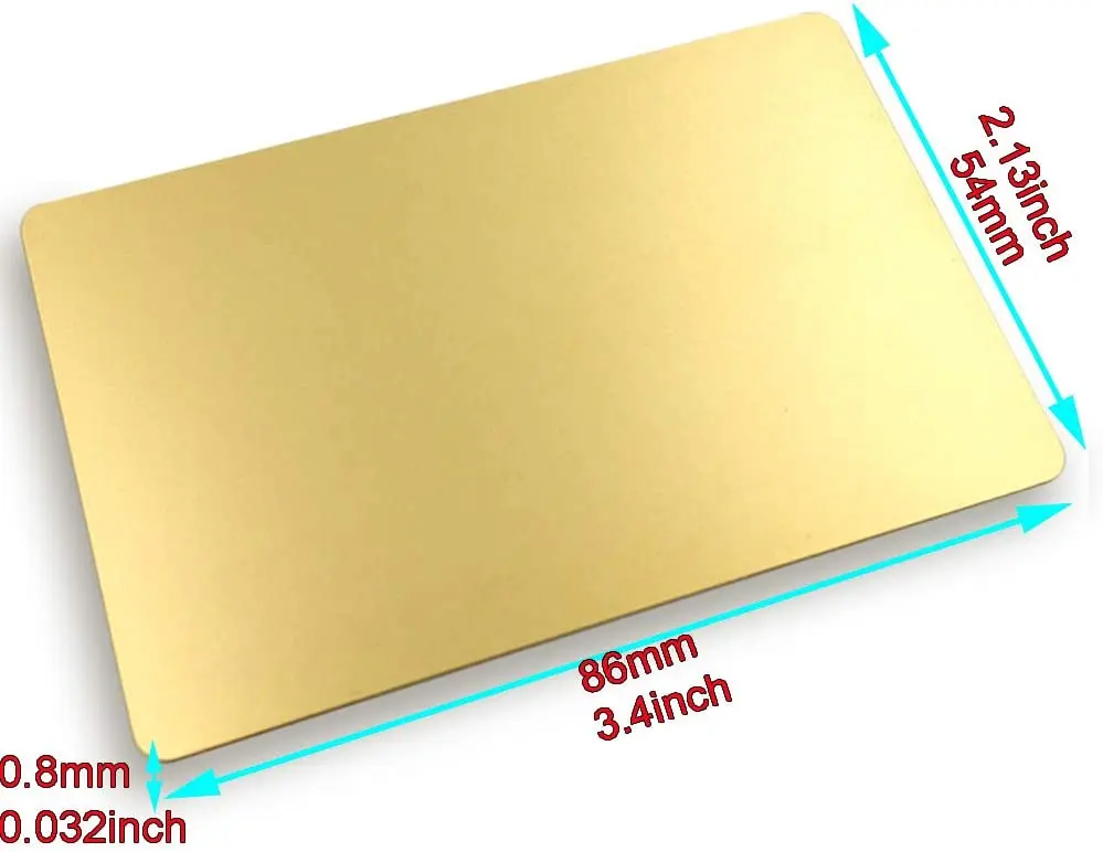 

Визитные карточки из нержавеющей стали PLLCUTE