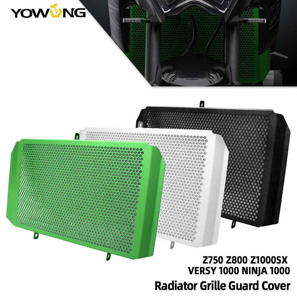 Radiator Grille Guard Cover Protector For Kawasaki Z800 Z1000SX Radiator Grille Guard Covers Protector FOR z750 2007-2012