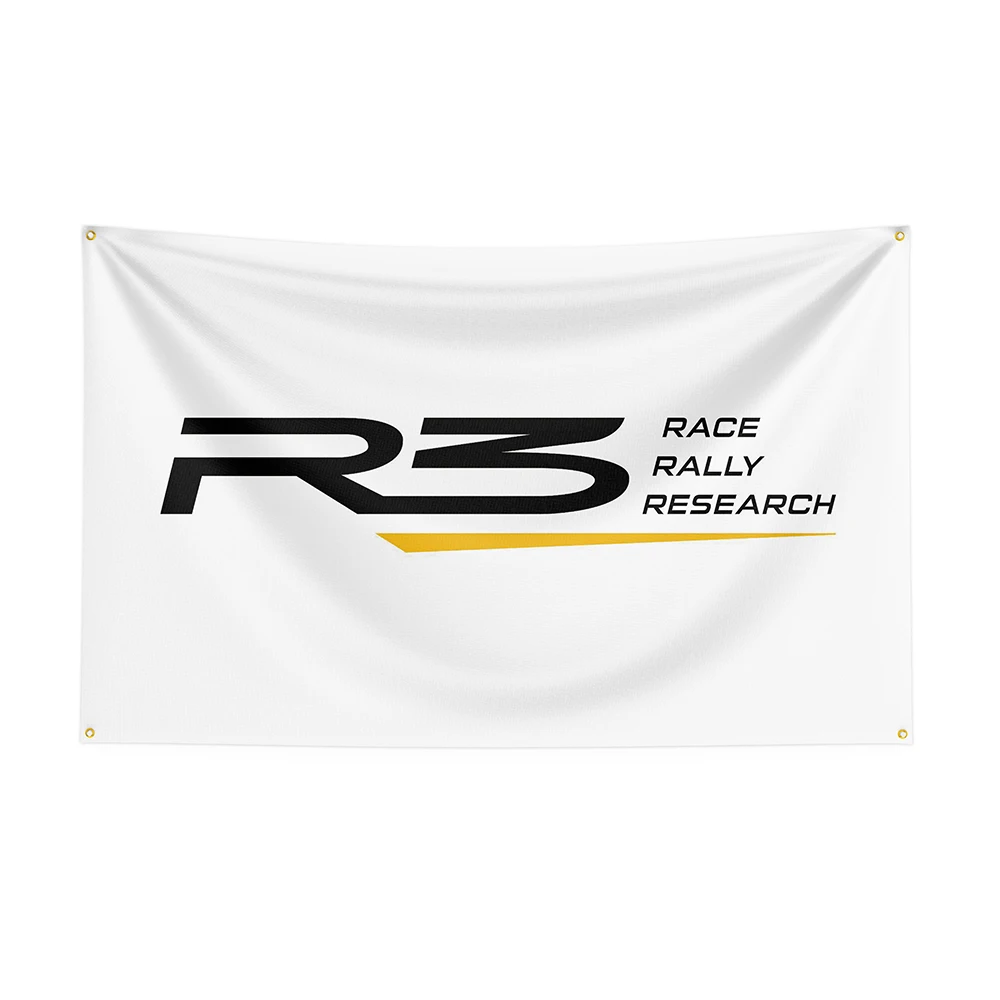 

3x5 R3 Flag Polyester Printed Racing Car Banner For Decor 1