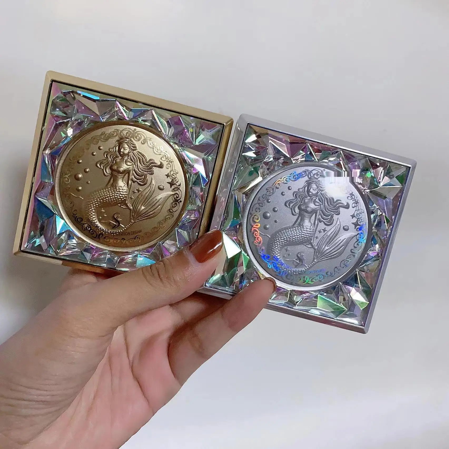 Маскирующее средство Shezi 13 г с воздушной подушкой «русалка», увлажняющая, стойкая, круглая, осветляющая, восстанавливающая тон кожи, основа для макияжа лица