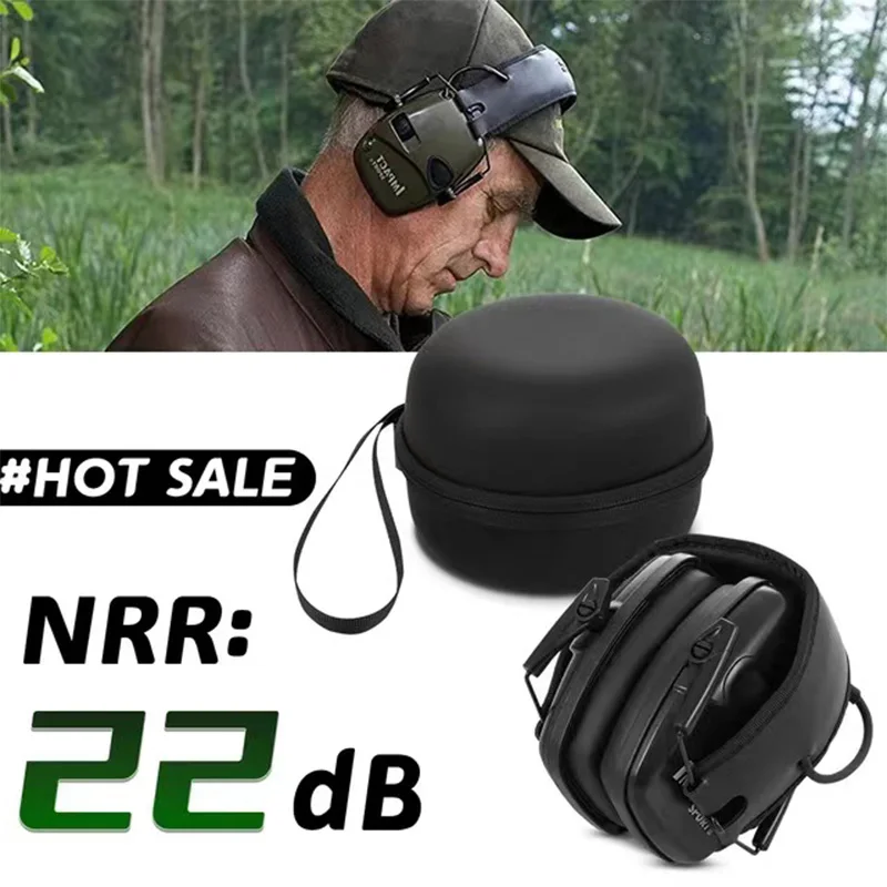 Anti-noise impact amplified earmuffs / military electronic shooting earmuffs tactical hunting hearing protection earphones