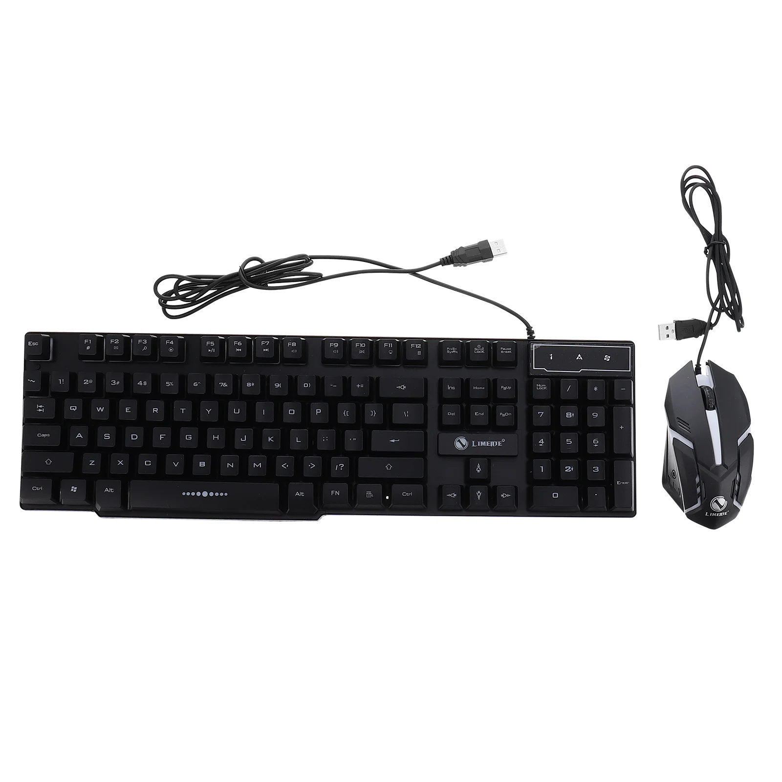 

Keyboard Wired Gaming Combo Computer Mouse Led Backlit Usb Glowing Ergonomic Mice Desktop Luminous Keyboards Accessories