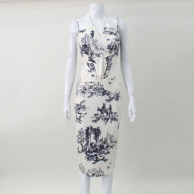 Женский спортивный костюм с топом принтом и комбинезоном комплект из двух