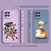 hot anime naruto cool for oppo realme 50i 50a 9i 8 pro find x3 lite gt master a9 2020 liquid left rope phone case capa cover
