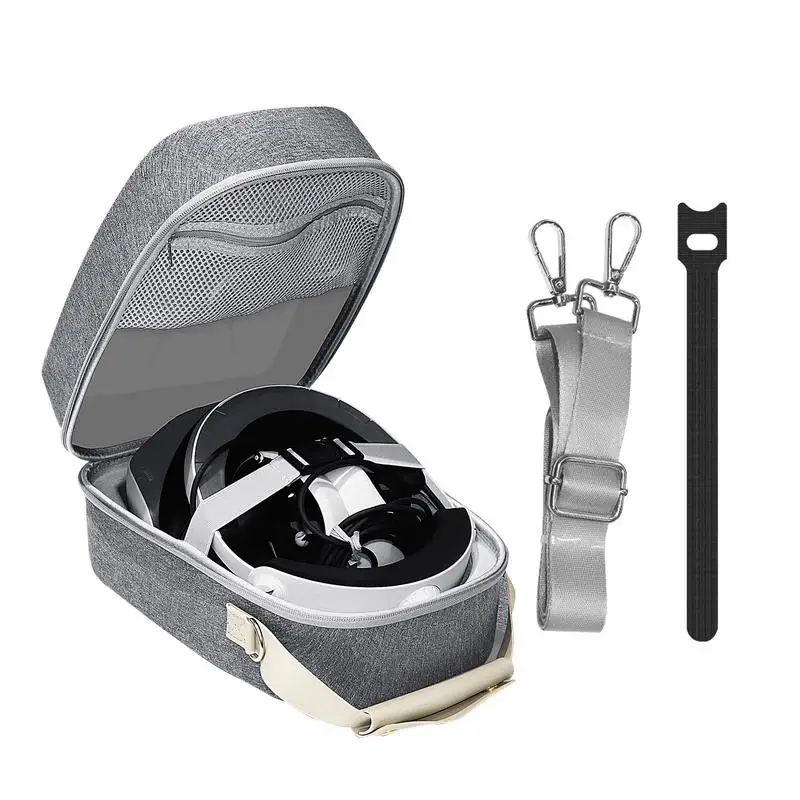 

For PS VR2 Portable Storage Case Hard EVA Protective Zipper Bag For PS VR2 VR Accessories VR Game Headset Travel Storage Box