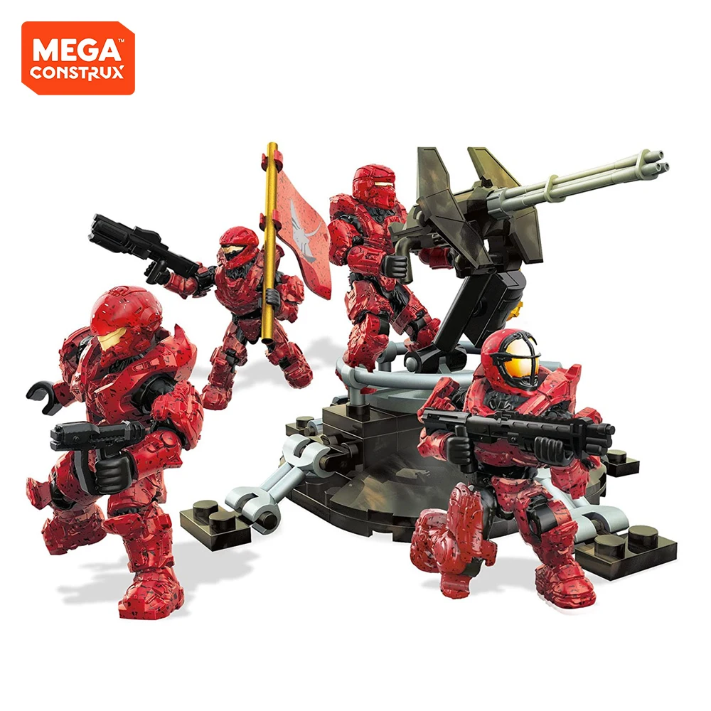 

Mega Bloks Halo Promethean Warriors Playset Fireteam Rhino UNSC Fireteam Taurus Playset Victor Squad Children Toy for Kids Gift