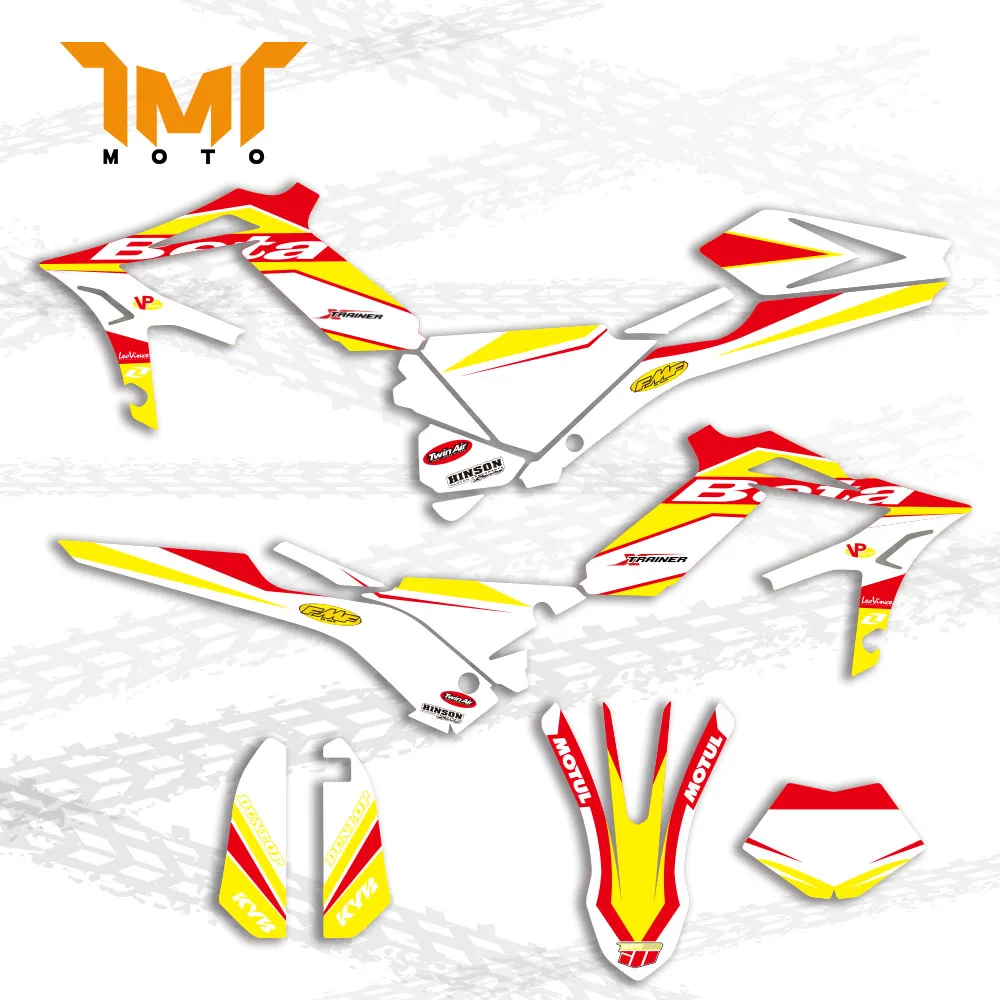 TMT новая стильная наклейка с изображением команды декоративная для бета-модели 250