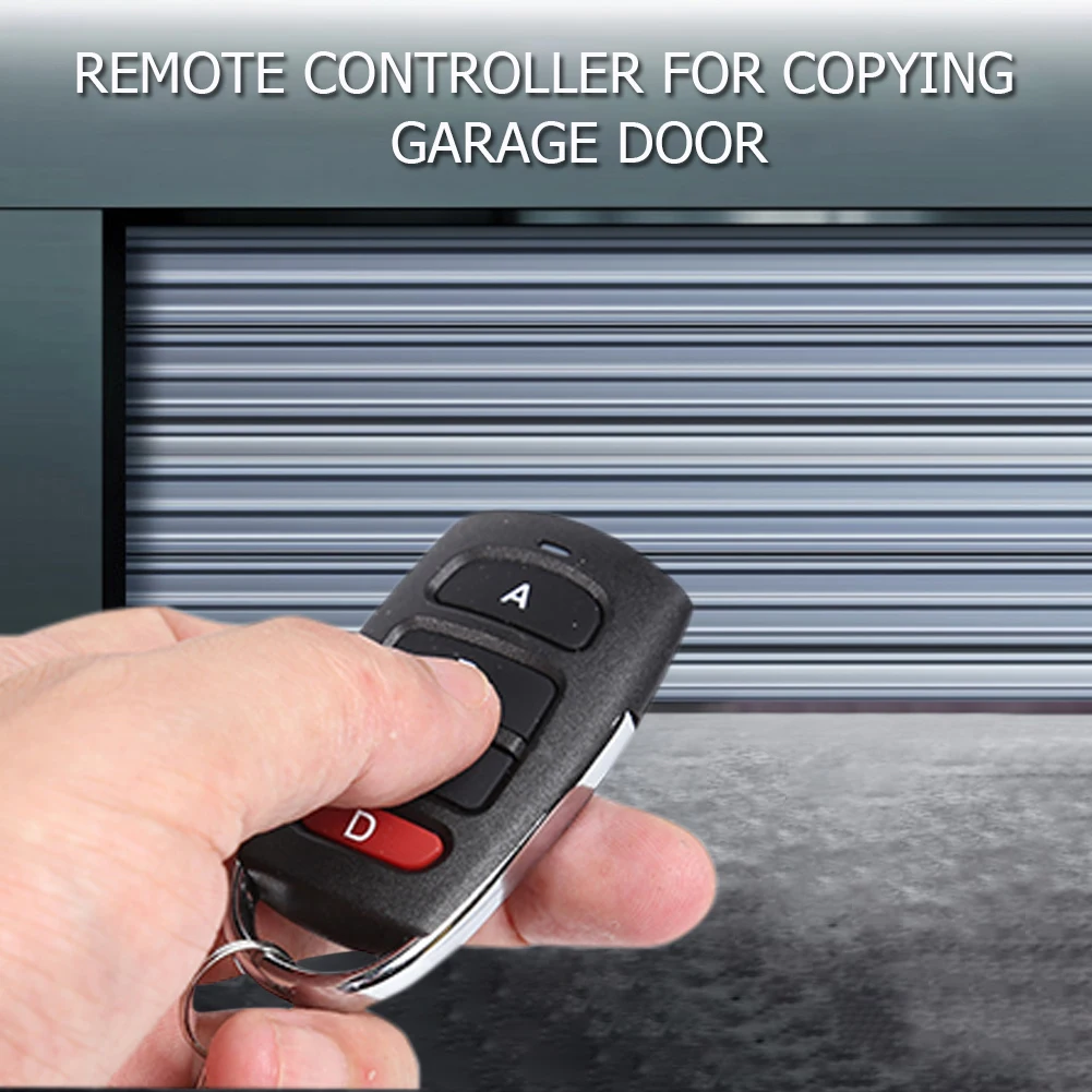 

433.92 MHz Duplicator Copy Remote Control 4 Channel Garage Door Gate Key Fob