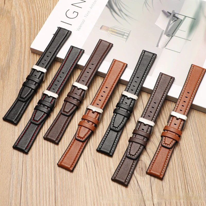 

Ремешок силиконовый и кожаный для наручных часов Huawei Watch GT2 3 42 мм 46 мм, 20 мм 22 мм, 3/4