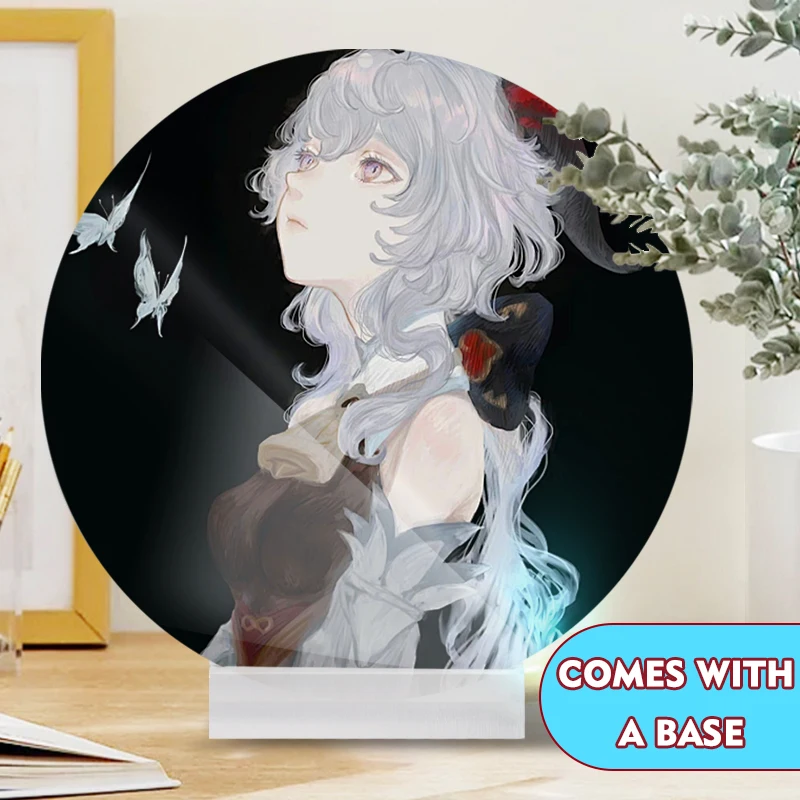 Окружение аниме Genshin Impact Ganyu Автомобильный кулон акрил дом настольный стол