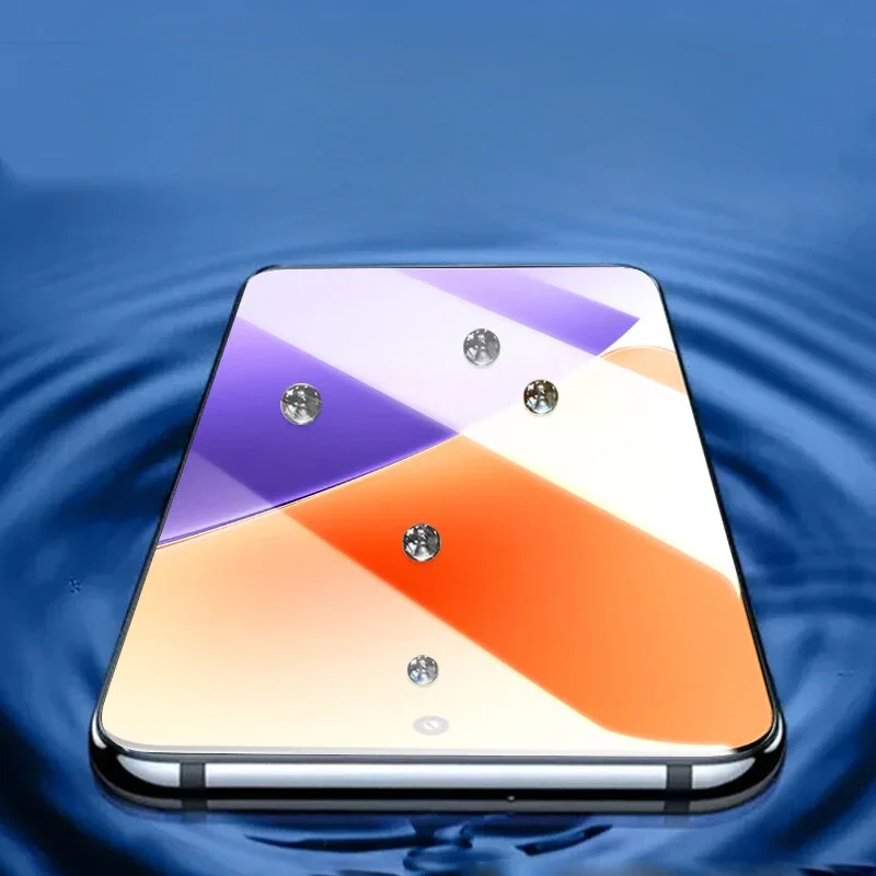 Закаленное стекло 9D для Xiaomi Mi 15 прозрачная защитная пленка с черным краем и