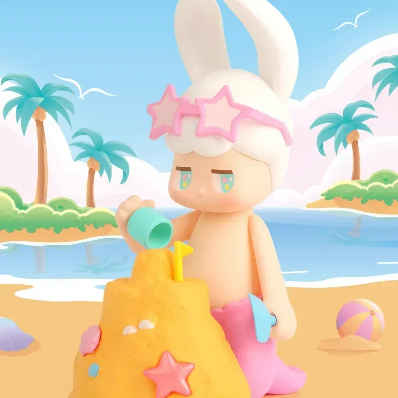 Фото Pop Mart Satyr Rory Summer Fun Series слепая коробка Guess Bag украшение для рабочего стола милая модель подарок девушке слепая сумка игрушки аниме фигурка №4