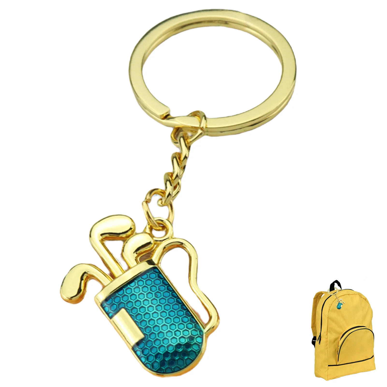 

Creative Golf Barrel Key Rings Home Car Key Chain Sporting Souvenir Christmas Birthday Party Gifts Supplies For Kids Women Men