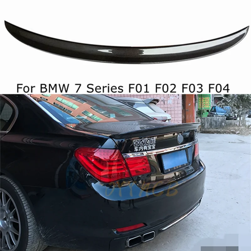 Для BMW 7 серии F01 F02 F03 F04 2010-2015 года Седан Углеродное волокно Задний спойлер Крыло