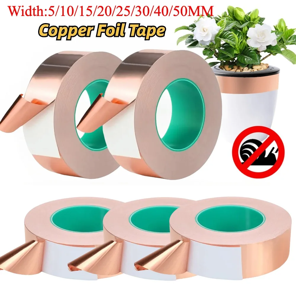 

Медная фольгированная лента с двусторонним клеем D-cooper 5 мм