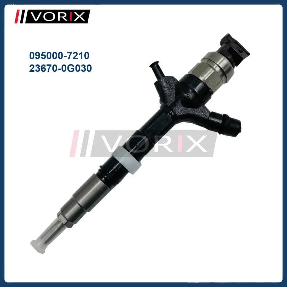 Фото 095000-7210 23670-0G030 236700G030 Топливная форсунка для Toyota Corolla 1CD-FTV D4D №2