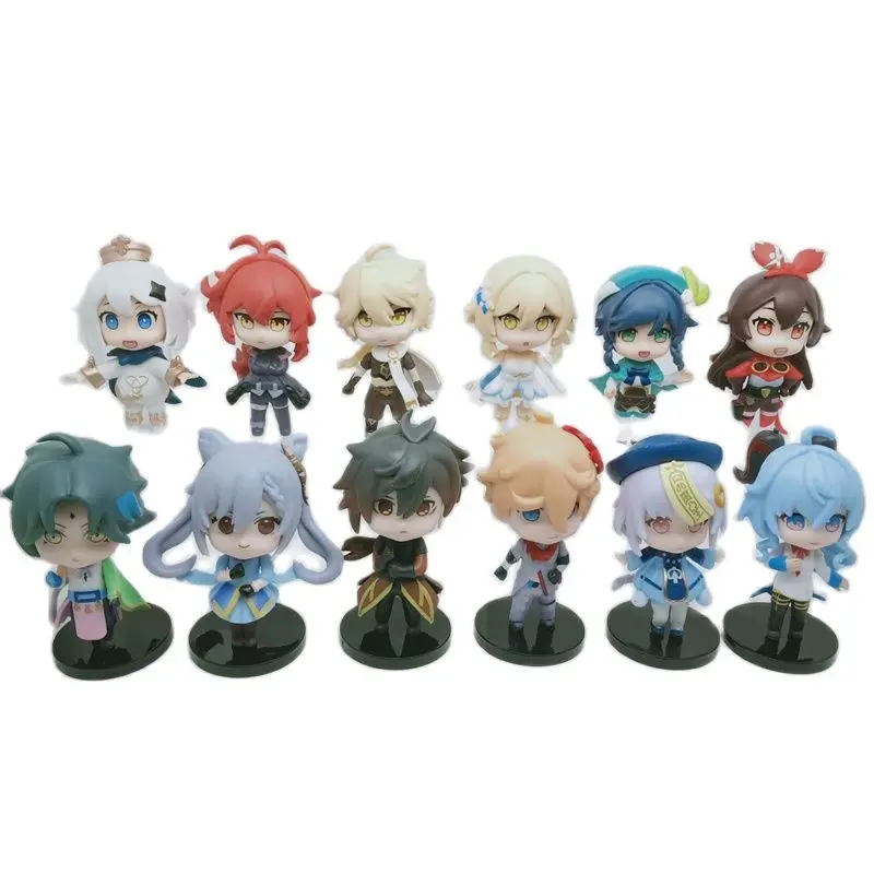 

Новинка, Аниме игра Genshin Impact, экшн-фигурка, модель на тему героев Shenhe Yunjin Yae Miko Gunnhildr Yoimiya Zhongli