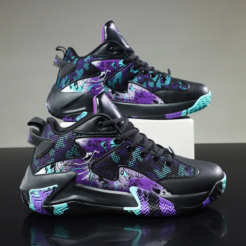 

Men Sneakers 2022 New Arrivals Fashion Non-slip Mens Basketball Sneakers Mens Sports High Quality Outdoor Athletic Jogging Shoes