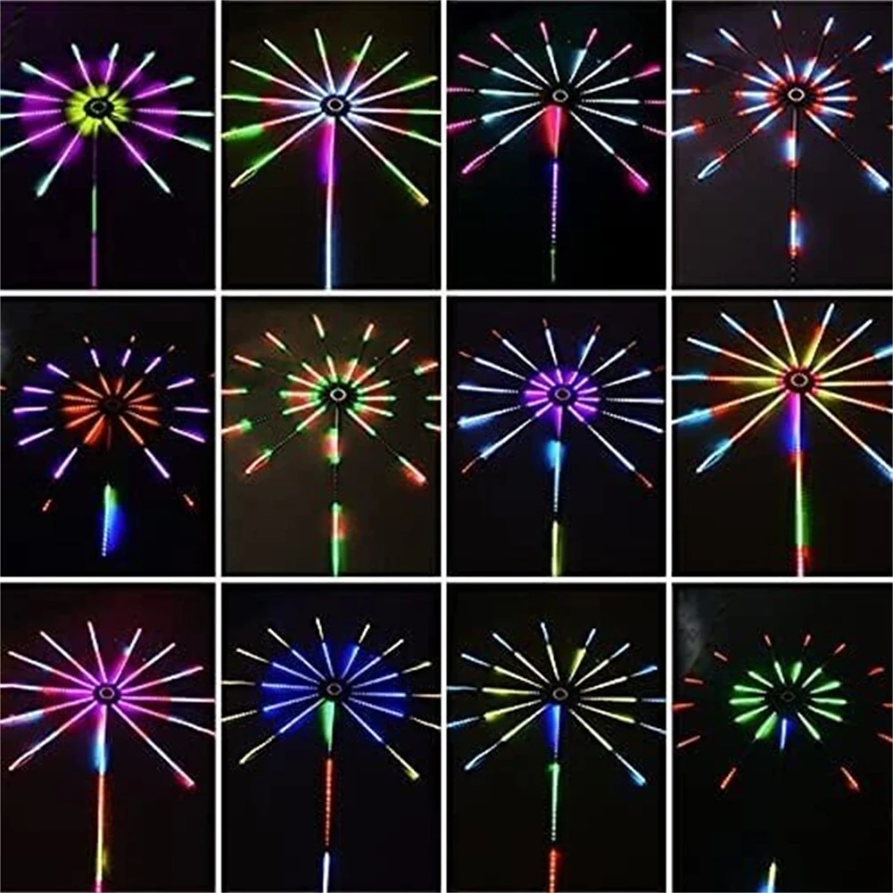 

Creative Fireworks Atmosphere Strip Light LED Music Ambient Light Bar Colorful Lamp for Party Car Home Table Decoration