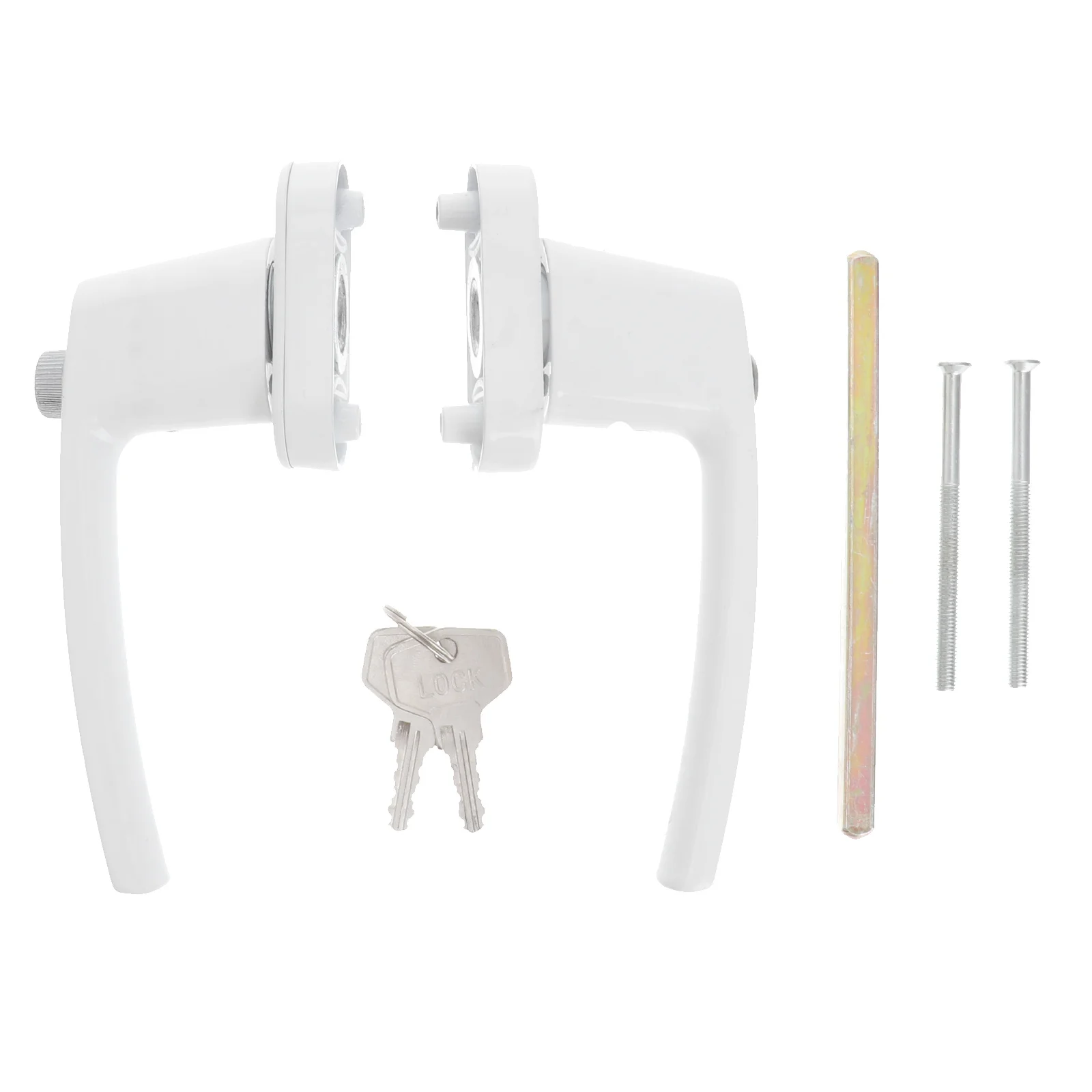 

Door Lever Lock Handle Entry Set Window Two Metal Inside Outside Knobs Bedroom Locks Levers Privacy Passage Reversible Handles