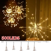 500 leds gorgeous fireworks fairy lights diy garland string lights tree light christmas new year bedroom decoration lighting