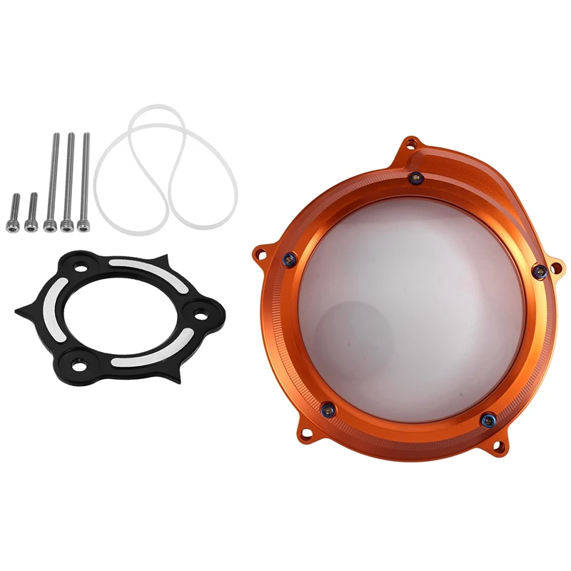 Motorcycle Engine Transparent Clutch Cover Guard For 1290 Superduke R GT 1090 1050 1190 Adventure RST Pressure Plate