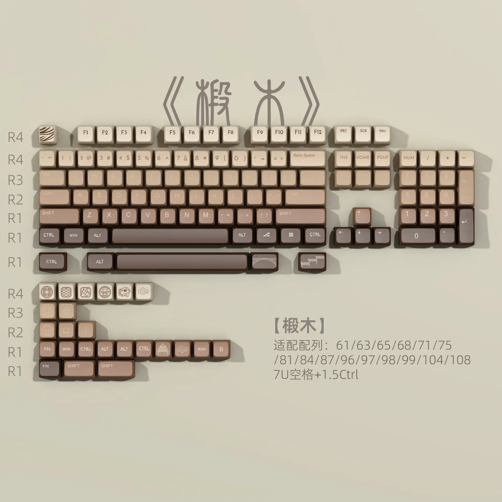 Фото Высококачественная колпачок для клавиатуры с постепенным изменением цвета MDA, высокосублимационная PBT, индивидуальный поперечный вал, механическая клавиатура, полный комплект для девочек №2