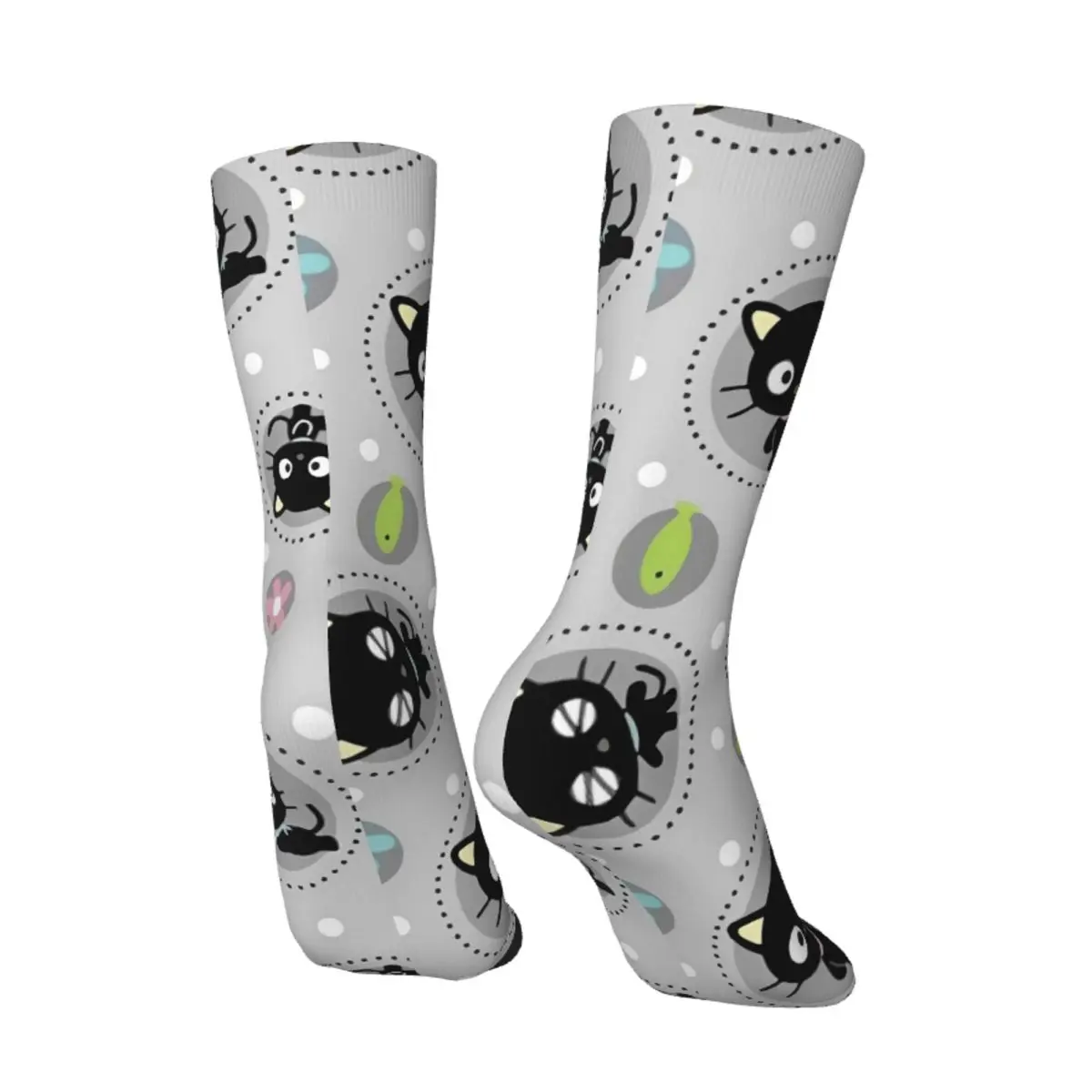 Мужские носки Chococat весенние забавные мягкие дышащие спортивные с графикой на