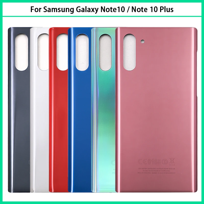 Для Samsung Galaxy Note10 N970F Задняя крышка батареи 3D стеклянная панель Note 10 Plus N975F задняя