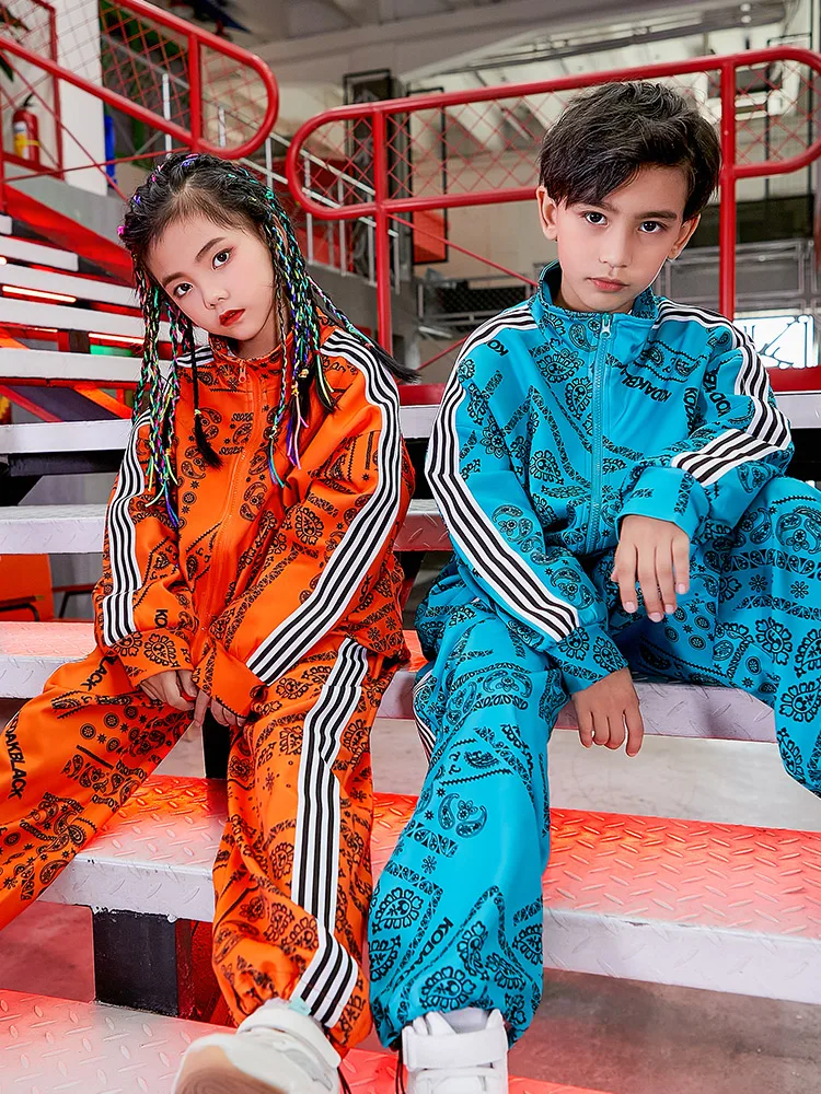 Уличная одежда в стиле хип-хоп для сценического подиума выступлений девочек и