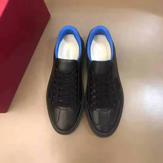 

2022 Mens designer shoes letter printed luxury fashion casual black men sports sneakers high quality real picture r9-43
