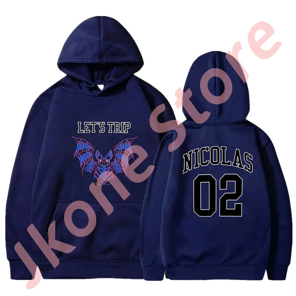 Sturniolo Triplets Let's Trip Bat Logo Merch толстовки косплей женские мужские модные