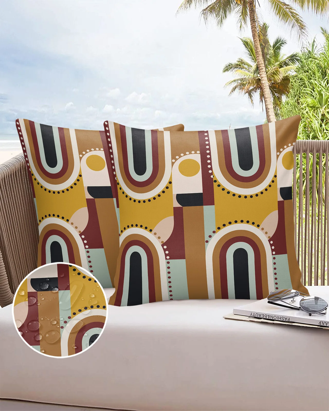 

2/4 шт., водонепроницаемые чехлы для подушек, 40/45/50/60/66 см