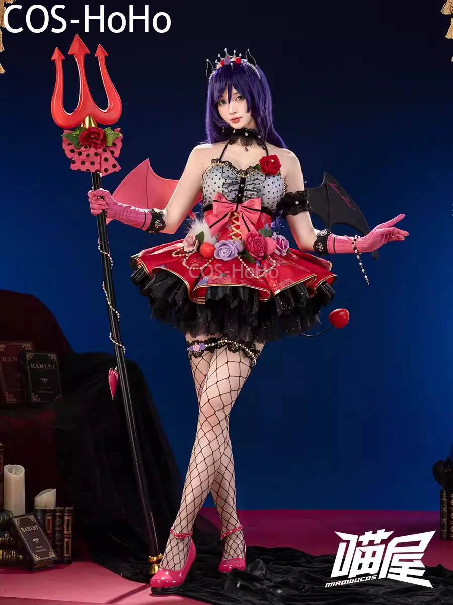 COS-HoHo Аниме Lovelive! Yazawa Niko/Tojo Nozomi Little Devil Awakening V2.0 игровой костюм прекрасное платье
