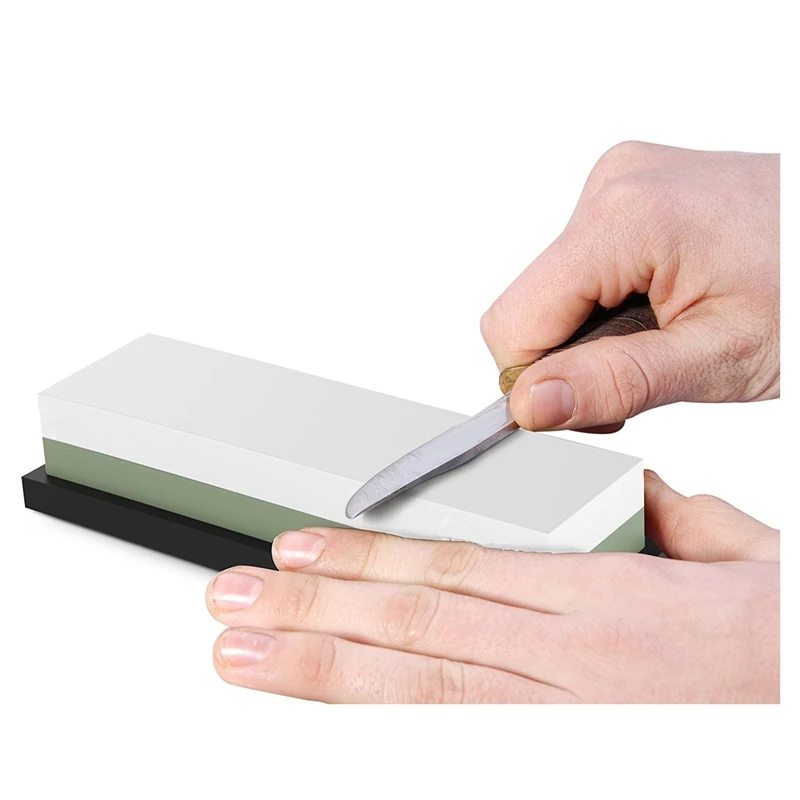 2 шт. точильный камень: 1 2-сторонняя зернистость 3000/8000 Лучшая кухня с нескользящей