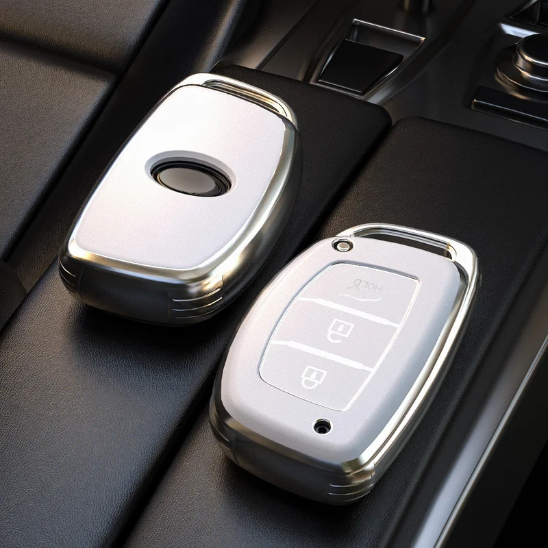 

TPU Car Key Case Cover For Hyundai Tucson Sonata Santa Fe Elantra Accent Solaris Verna Ix25 Ix35 I20 I30 Remote Protect Shell