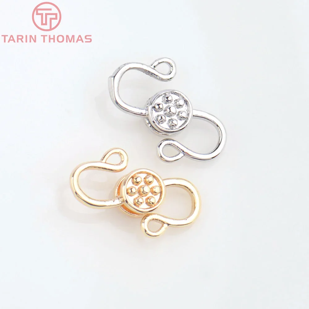 (4915)10 шт. 9 5x14 мм 24-каратного позолоченного латунного разъема для браслета высокое