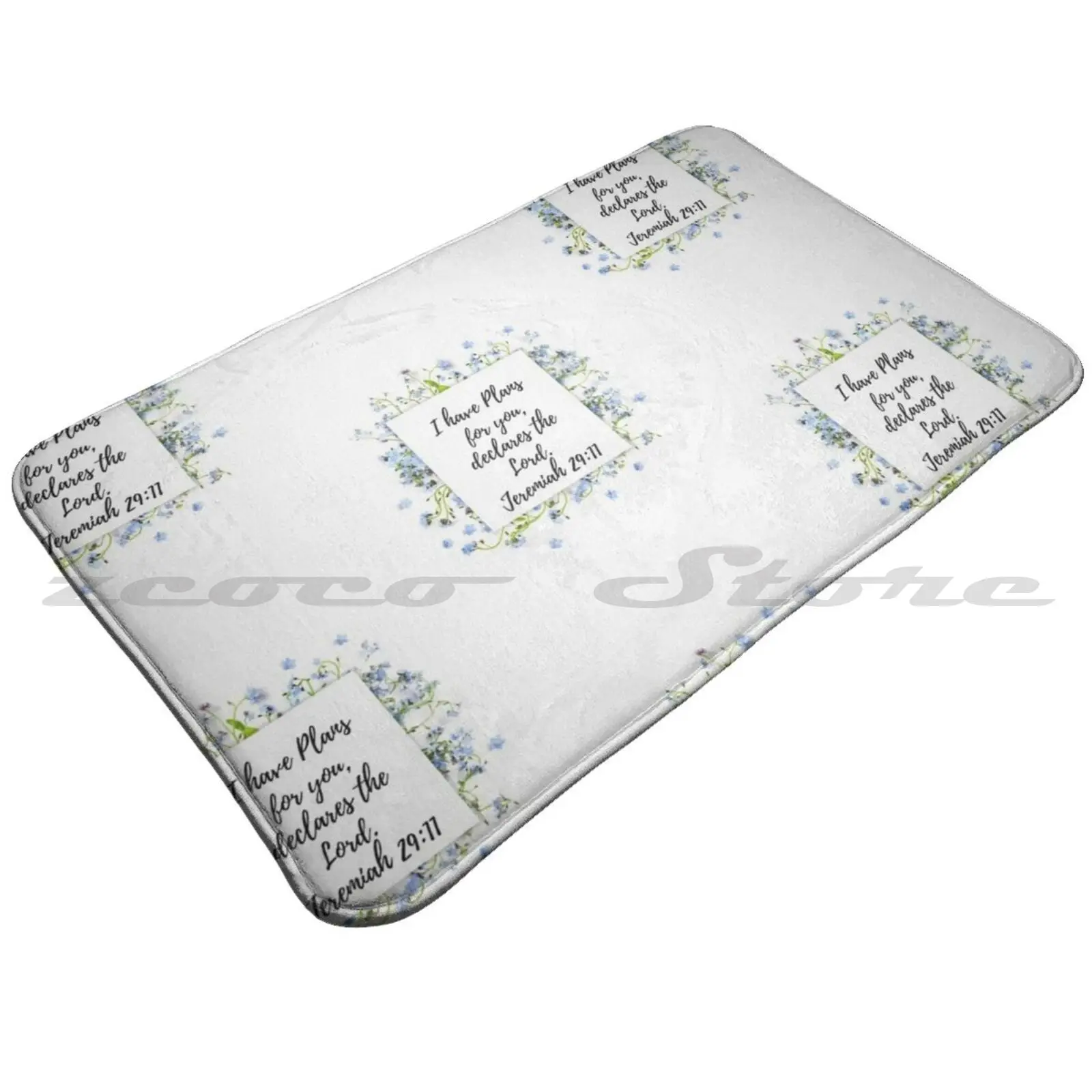 У меня есть планы для вас коврик впитывающий воду нескользящий дверной Иисус