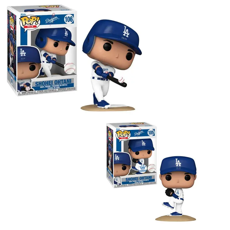 Фото Funko POP MLB LA Dodgers Шохей Отани 105 # 106 # Виниловая фигурка 10 см, коллекционная кукла из ПВХ, игрушка для детей, подарок на день рождения №1