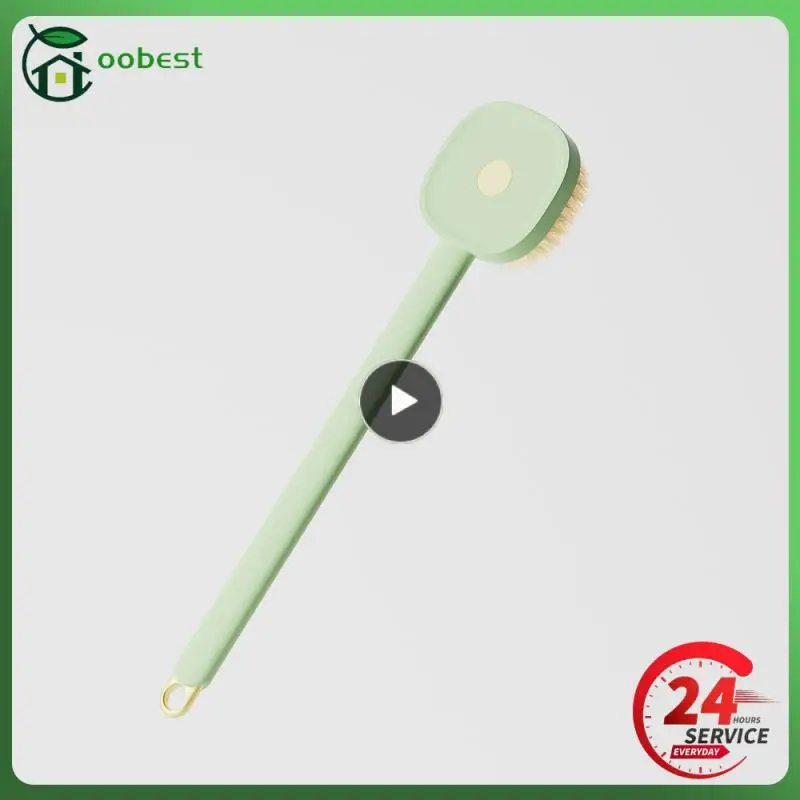 Bath Brush Soft Hair Clean Rub Back Body Brush 8x35cm Massage Brush Back Cleaning Artifact