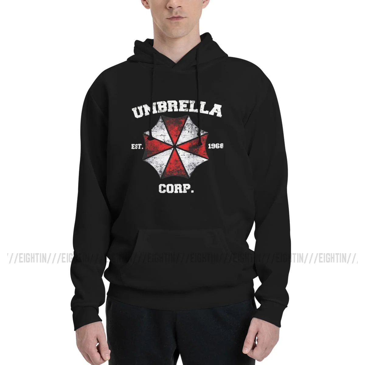 

Мужская толстовка с капюшоном Umbrella Corporation, 100% хлопок, осенняя тонкая флисовая толстовка для пары, худи, рубашка