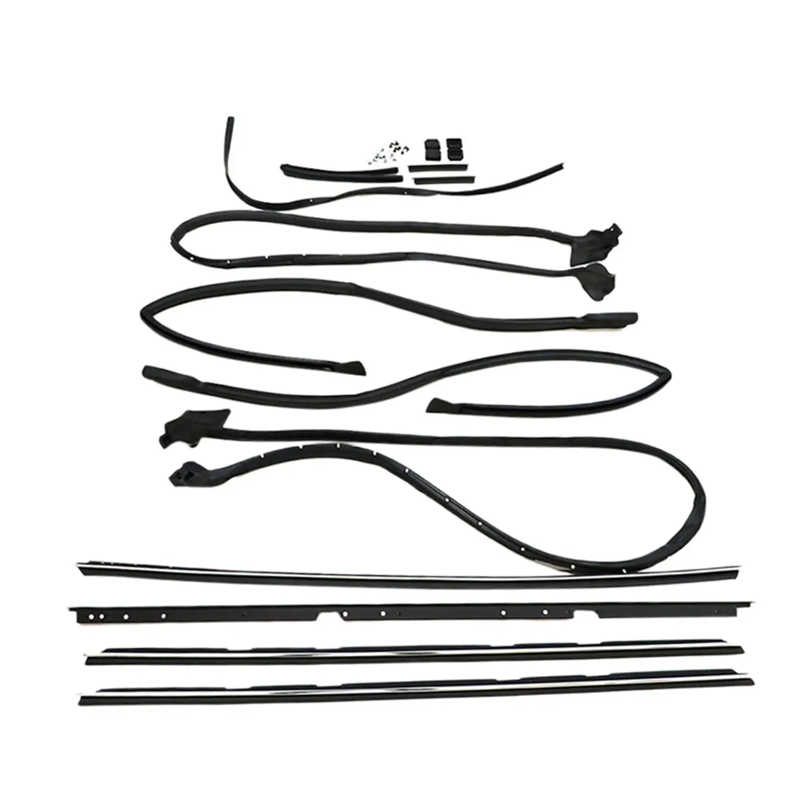 

17 шт. комплект уплотнений для зачистки дверных и задних ворот 2135478 заменяет Прочные уплотнения для стеклянной крыши GMC Caballero 1978-1987