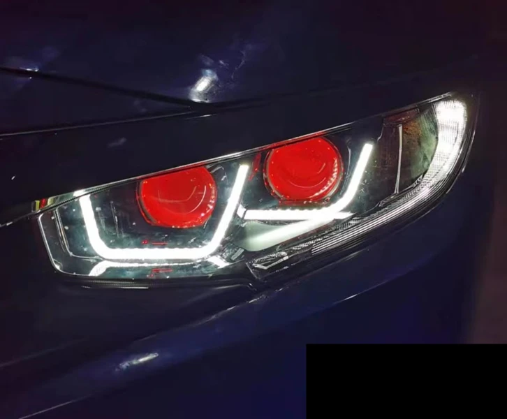 Светодиодные фары в сборе для Honda CIVIC десять поколений дневные ходовые огни