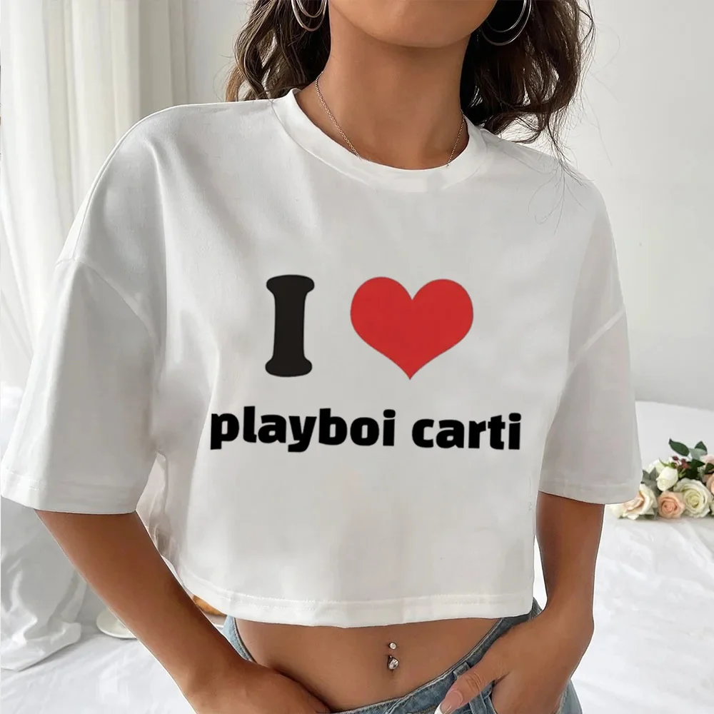 Playboi Carti i Am Music футболки Digital Classic Psychedelic Y2k женская футболка Университетская
