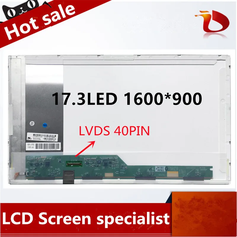 Сменный ЖК-экран для ноутбука LP173WD1 LTN173KT01 LTN173KT02 N173O6-L01 N173O6-L02 N173FGE-L21 L23, 1600x900, 40PIN