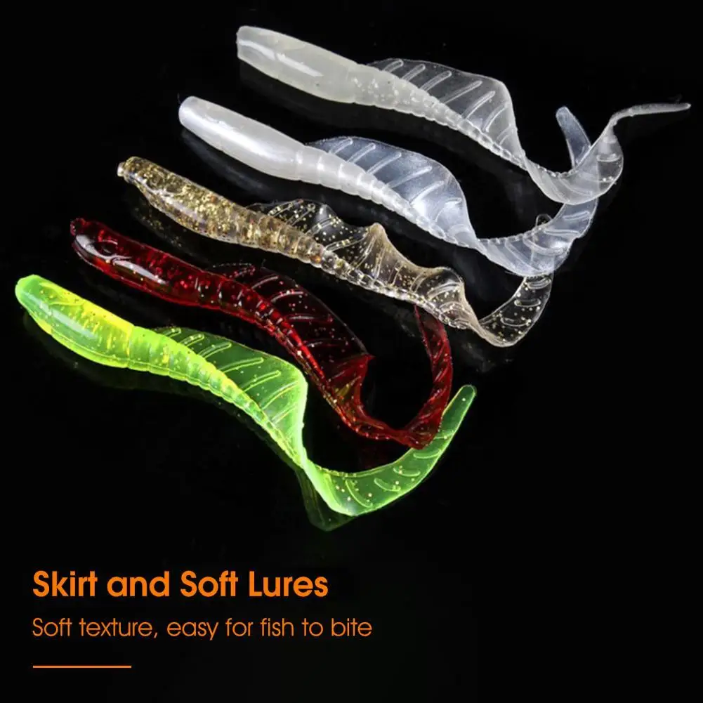 

Hot！10Pcs 1.5g/2.5g/4g Realistic Fishing Lure T Tail Streamlined Shape Convenient Carrying Portable Artificial Baits for Angling