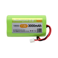 doublepow 18650 7 4v rechargeable battery pack 2200mah3000mah3500mah lithium ion battery megaphone speaker protection board