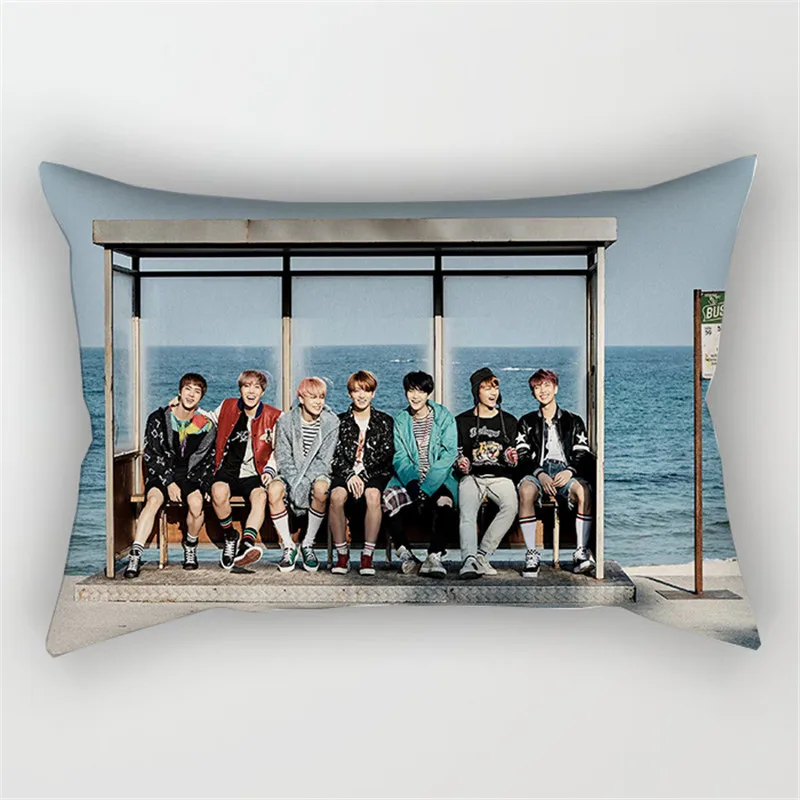 Kpop Bangtan подушка для мальчиков чехол GOT7 подушки JB Jr бэмбам Марк Youngjae Got7 поясницы 50x30