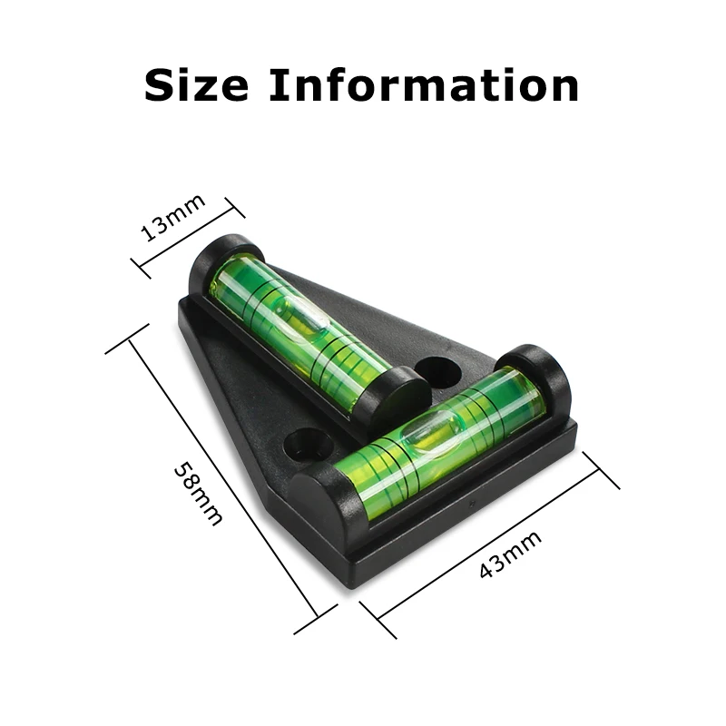 4 шт. спиртовые уровни для автофургона