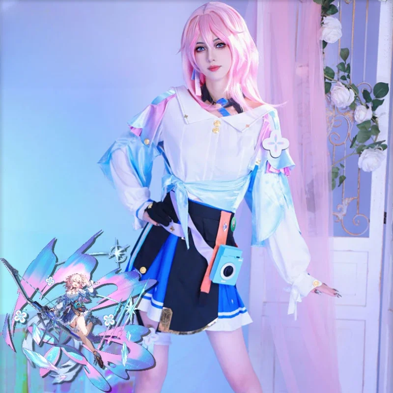 Фигурка игры Звездные рельсы Honkai 7 марта костюмы для косплея Униформа наряд